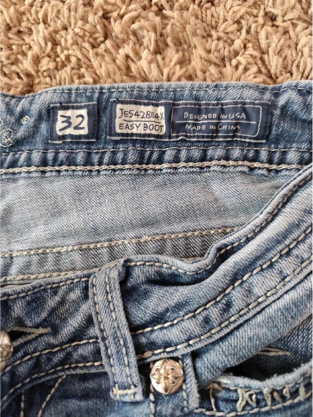 Miss Me Bootcut Mid Waist Jeans Women's Blue Size 32 - Picture 11 of 12